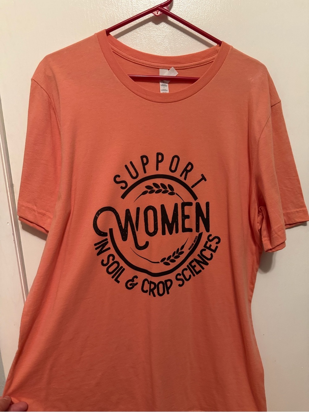 Bella Canvas Coral Short Sleeve Tee with Black Support Women Graphic